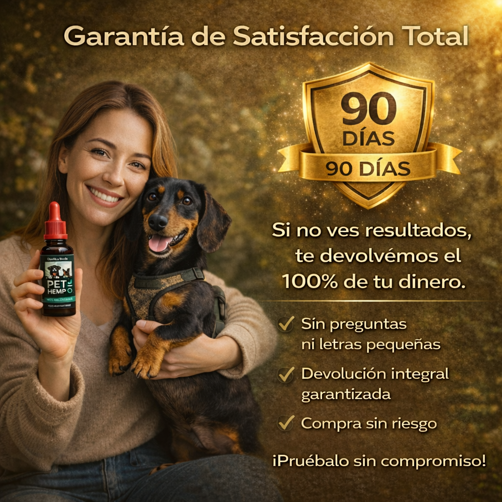 CalmSaus™ Hemp Oil - Apoyo natural para perros ansiosos